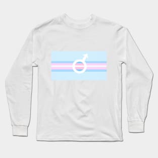 TRANS PRIDE (MALE) Long Sleeve T-Shirt